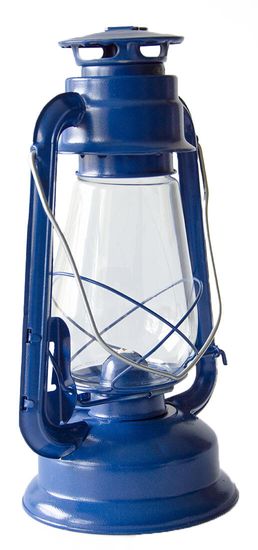 STREFA Benzínová lampa 30cm MODRÁ