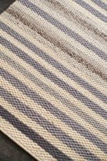 Ručne viazaný kusový koberec MCK Strop DE 2263 Pastel Brown Mix 80x150