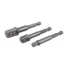 MAT adaptér do vŕtačky 1/4", 3/8", 1/2" sada 3diely