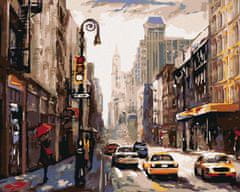 ZUTY Diamantové maľovanie - ŽENA S DÁŽDNIKOM V NEW YORKU 40x50 cm NO