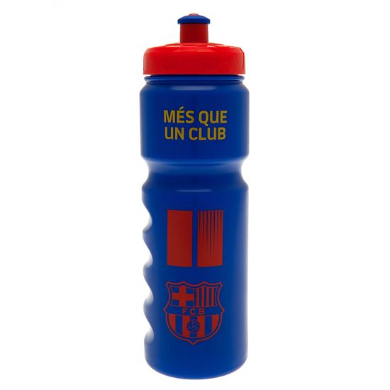 FAN SHOP SLOVAKIA Športová fľaša na pitie FC Barcelona, modrá, push/pull viečko, 750 ml