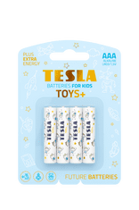 TESLA - batéria AAA TOYS BOY, 4ks, LR03