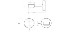 SAPHO X-ROUND mydlenka magnetická, chróm (104108202) XR802 - Sapho