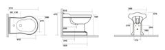 SAPHO RETRO bidet 39x43x61cm 102201 - Sapho