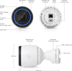 Ubiquiti Ubiquiti G5 Professional - kamera, 8Mpx rozlišení, 30 fps, Low-light, IR LED, 3x zoom, IP65, PoE/PoE+ (bez PoE inj.)