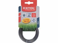 Extol Premium Lanko do kosačky 1,3mm, 15m, hviezdicový profil, nylón, nylon PA66, EXTOL PREMIUM