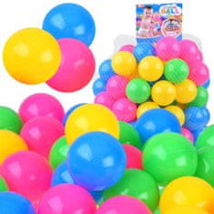 JOKOMISIADA Colorful Balls Pool Balls 6,5cm 100ks Za4428