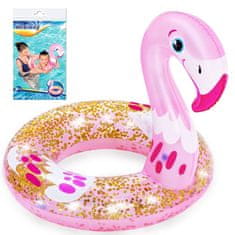 JOKOMISIADA Prsteň plávanie Flamingo Pink 61cm 36306