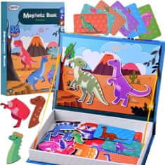 JOKOMISIADA Puzzle Magnetické Puzzle Dinosaurus 36el Za4408