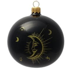 Decor By Glassor Vianočná ozdoba s potlačou mesiaca