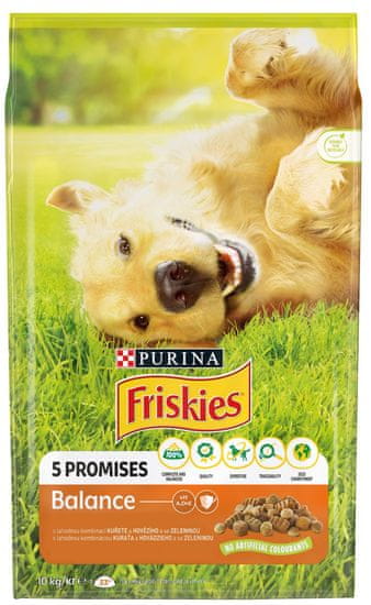 Friskies dog adult BALANCE kura 10 kg