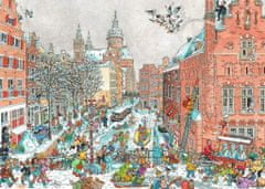 Ravensburger Puzzle Mestá sveta: Amsterdam v zime 1000 dielikov