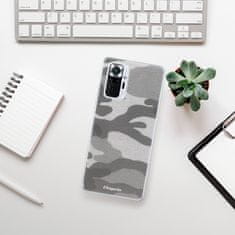 iSaprio Silikónové puzdro - Gray Camuflage 02 pre Xiaomi Redmi Note 10 Pro