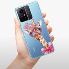 iSaprio Silikónové puzdro - Lady Giraffe pre Xiaomi Redmi Note 12S