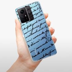 iSaprio Silikónové puzdro - Handwriting 01 - black pre Xiaomi Redmi Note 12S