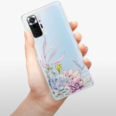 iSaprio Silikónové puzdro - Succulent 01 pre Xiaomi Redmi Note 10 Pro