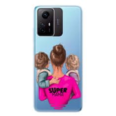 iSaprio Silikónové puzdro - Super Mama - Two Boys pre Xiaomi Redmi Note 12S