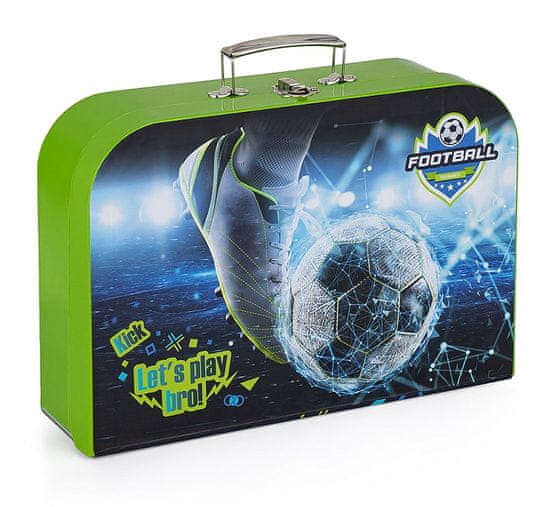 Karton PP Kufrík Futbal 34cm