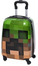 bHome Detský cestovný kufor Minecraft Pixel 29l