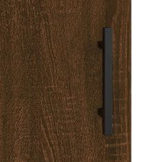 Vidaxl Komoda hnedý dub 90x34x80 cm kompozitné drevo
