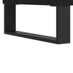 Vidaxl Konferenčný stolík čierny 55x55x36,5 cm spracované drevo