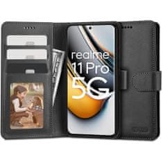 Tech-protect Wallet knižkové puzdro na Realme 11 Pro 5G / 11 Pro Plus 5G, čierne