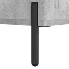 Petromila vidaXL Konferenčný stolík betónovo sivý 102x50x40 cm kompozitné drevo