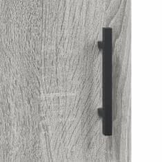Vidaxl Komoda, sivá sonoma 100x36x60 cm, kompozitné drevo