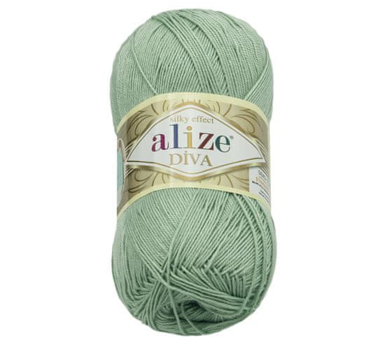 Alize Priadza DIVA - 100g / 350 m - zelená