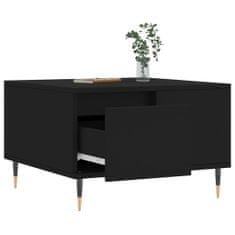 Vidaxl Konferenčný stolík čierny 55x55x36,5 cm spracované drevo