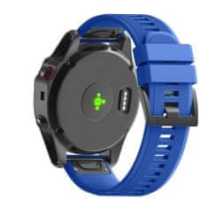 BStrap Silicone Acton remienok na Garmin Fenix 5s / 5s Plus, dark blue