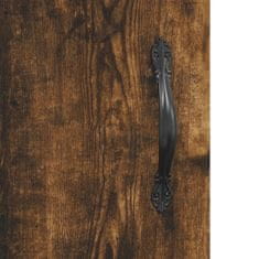 Vidaxl Komoda, tmavý dub 100x36x60 cm, kompozitné drevo