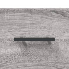 Vidaxl Nočné stolíky 2 ks sivé sonoma 40x35x47,5 cm kompozitné drevo