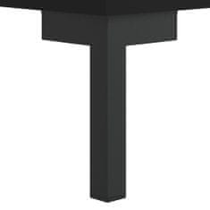 Petromila vidaXL Nočné stolíky 2 ks čierne 40x35x47,5 cm kompozitné drevo