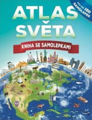 John Malam: Atlas světa - Kniha se samolepkami
