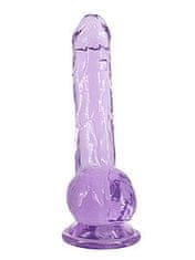 Lola Games Intergalactic Luminous (Purple), sexy priehľadné dildo