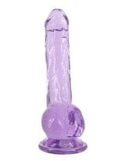 Lola Games Intergalactic Luminous (Purple), sexy priehľadné dildo