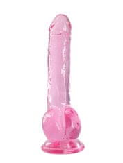 Lola Games Intergalactic Luminous (Pink), sexy priehľadné dildo