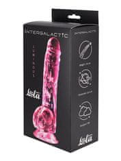 Lola Games Intergalactic Luminous (Pink), sexy priehľadné dildo