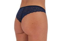 Passion LYRIA Thong (Navy Blue), brazílske nohavičky s otvoreným rozkrokom L/XL