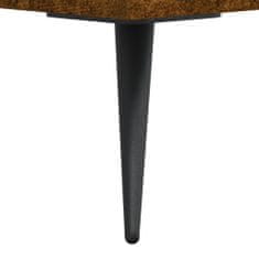 Petromila vidaXL Konferenčný stolík dymový dub 50x50x40 cm spracované drevo