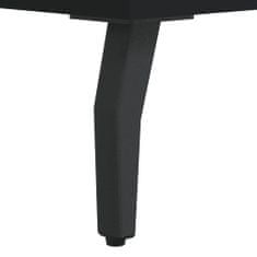 Vidaxl Nočný stolík čierny 40x40x66 cm kompozitné drevo
