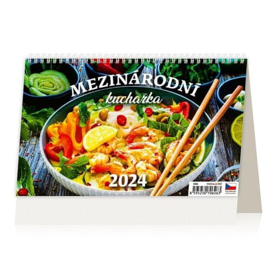 Kalendár stolný 2024 - Medzinárodná kuchárka