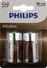 Philips Batéria LR14A2B/10 Alkalická C 2ks