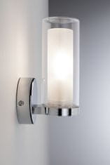 Paulmann PAULMANN Selection Bathroom nástenné svietidlo Luena IP44 E14 230V max. 20W chróm / sklo 71076