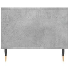 Vidaxl Konferenčný stolík betónovo sivý 102x50x40 cm kompozitné drevo