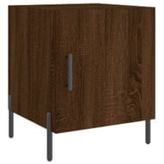 Petromila vidaXL Nočné stolíky 2 ks hnedý dub 40x40x50 cm kompozitné drevo