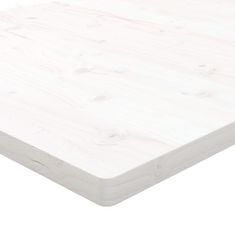 Vidaxl Stolová doska biela 100x50x2,5 cm masívna borovica obdĺžniková