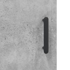 Vidaxl Komoda, betónovo sivá 100x36x60 cm, kompozitné drevo