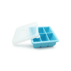 Silikónová forma na mrazenie jedla a materského mlieka 6x70ml - modrá
